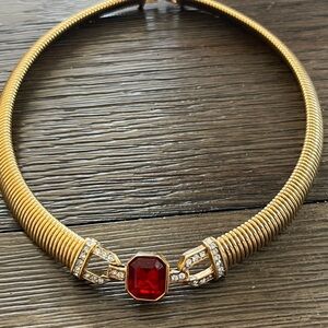 Unmarked Necklace - Yves St Laurent, Christian Dior, Etc. Style Vintage